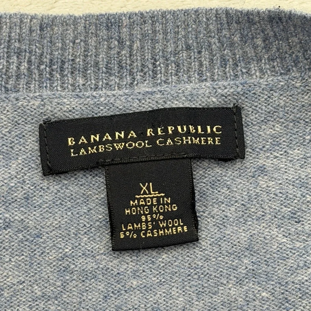 Banana Republic Sweater Mens XL Lambs Wool Silk Blends